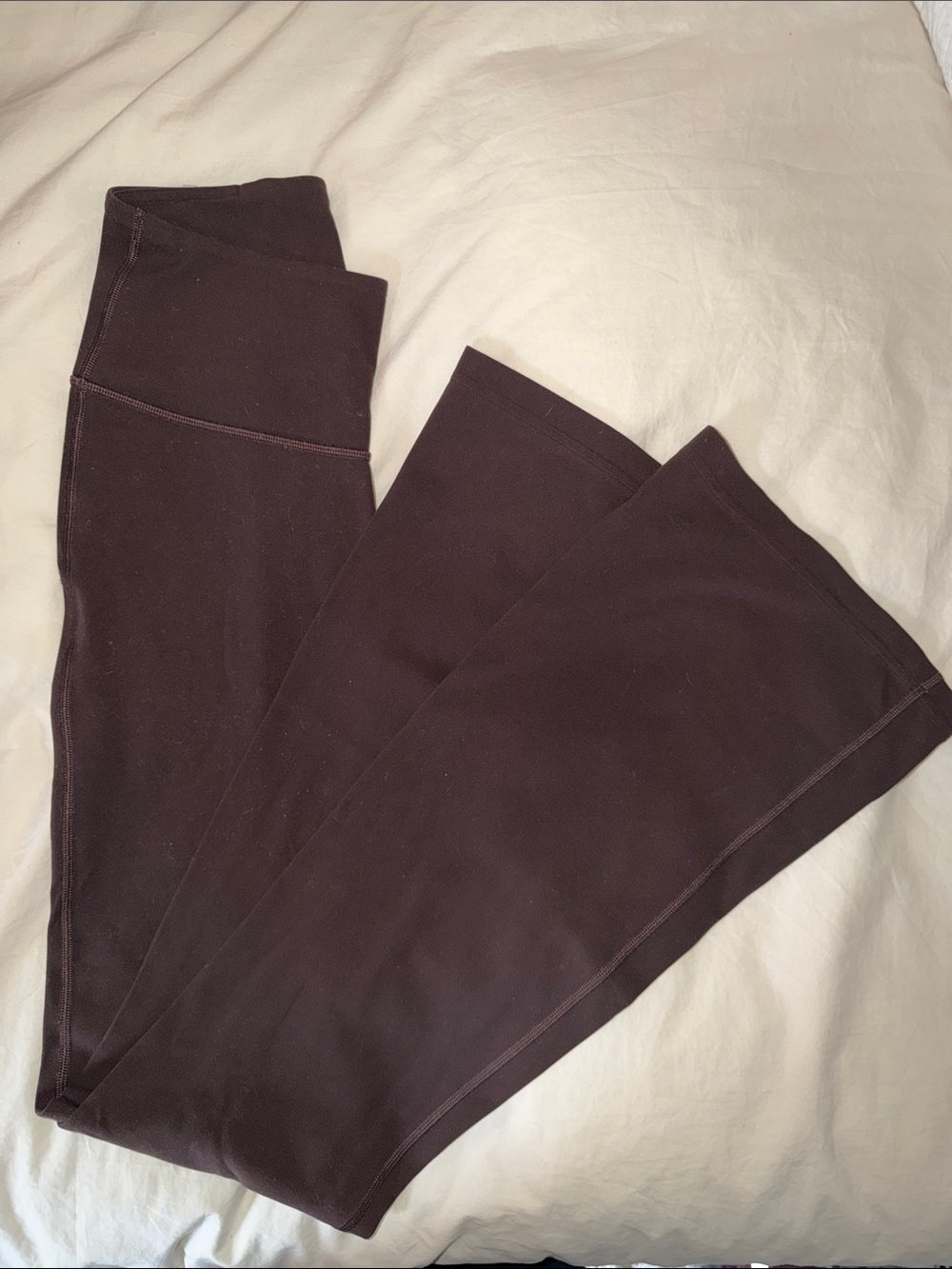 lululemon Maroon Flare Yoga Pants